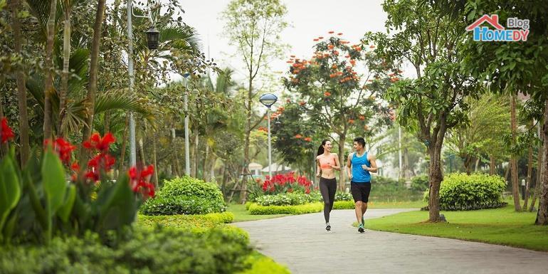 cong vien cay xanh hateco xuan phuong