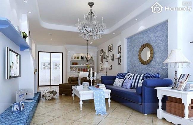 Phong thủy phòng khách gia chủ mệnh Thủy