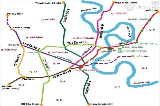 cac tuyen metro sai gon