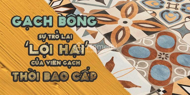 gach bong trang tri