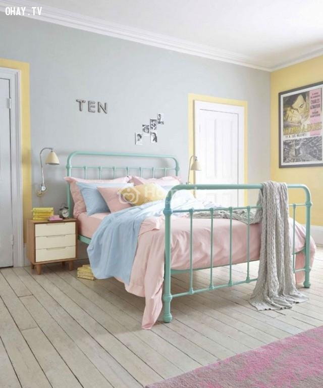 trang tri mau pastel