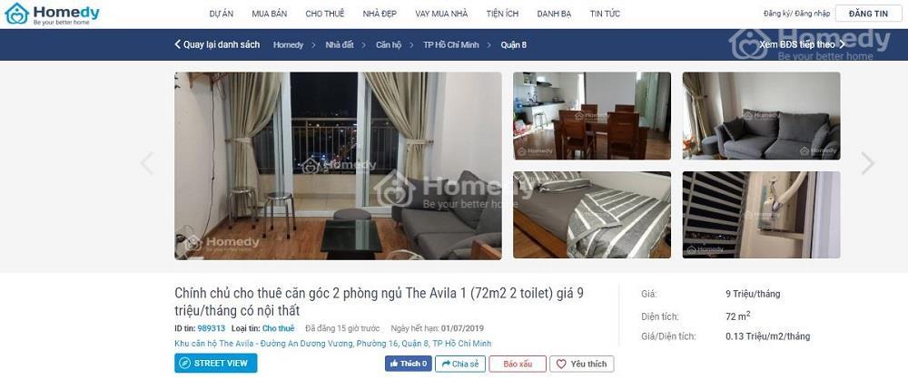 đăng tin cho thuê nha tphcm