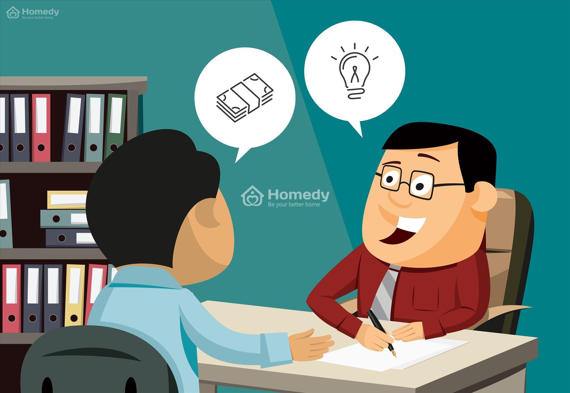 Giao dịch nhà đất cùng môi giới