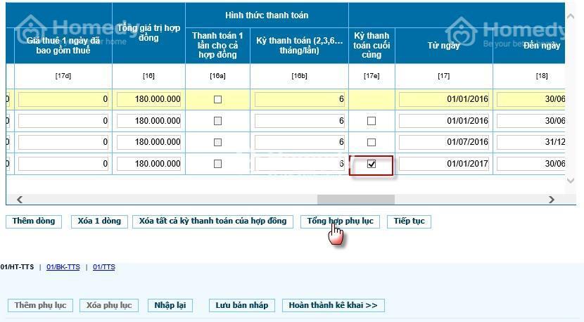 Hướng dẫn kê khai thuế cho thuê nhà qua mạng