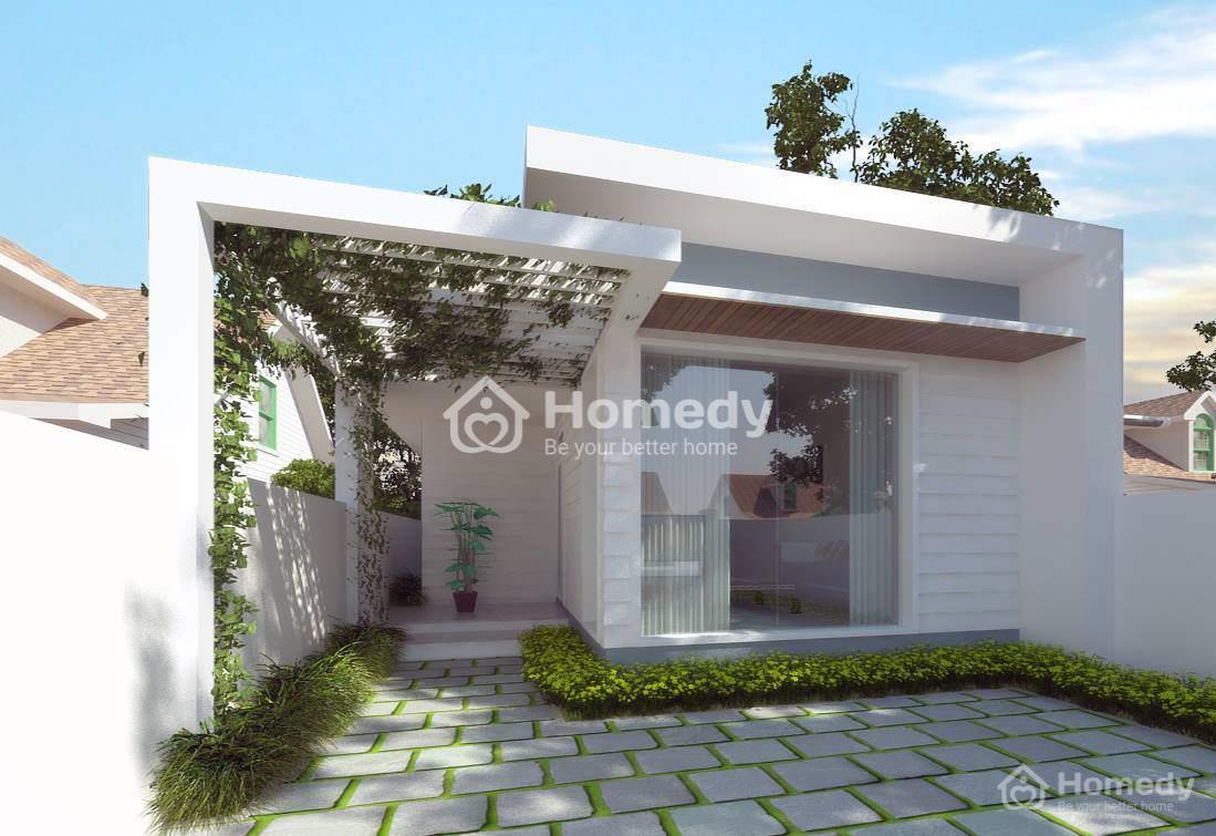Mẫu 33 - Phối cảnh xây nhà cấp 4 giá 350 triệu đồng 