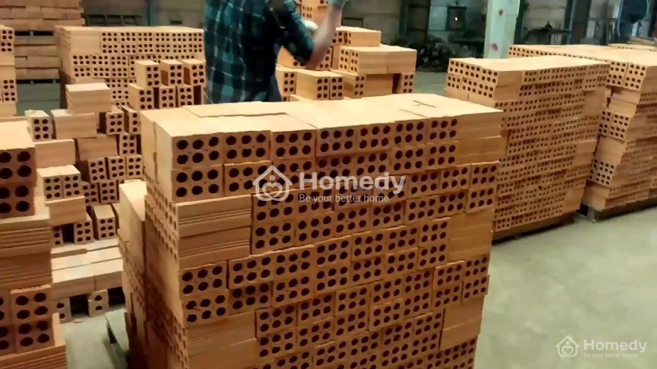 Gạch 6 lỗ xây tường rào