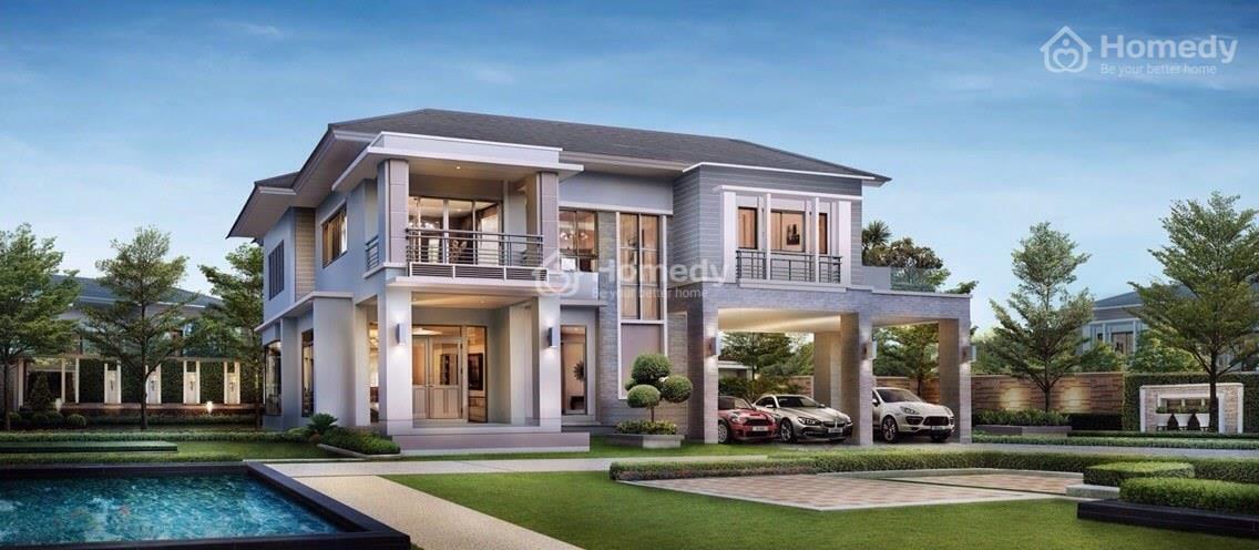 Xu hướng nhà vườn 2 tầng đơn giản