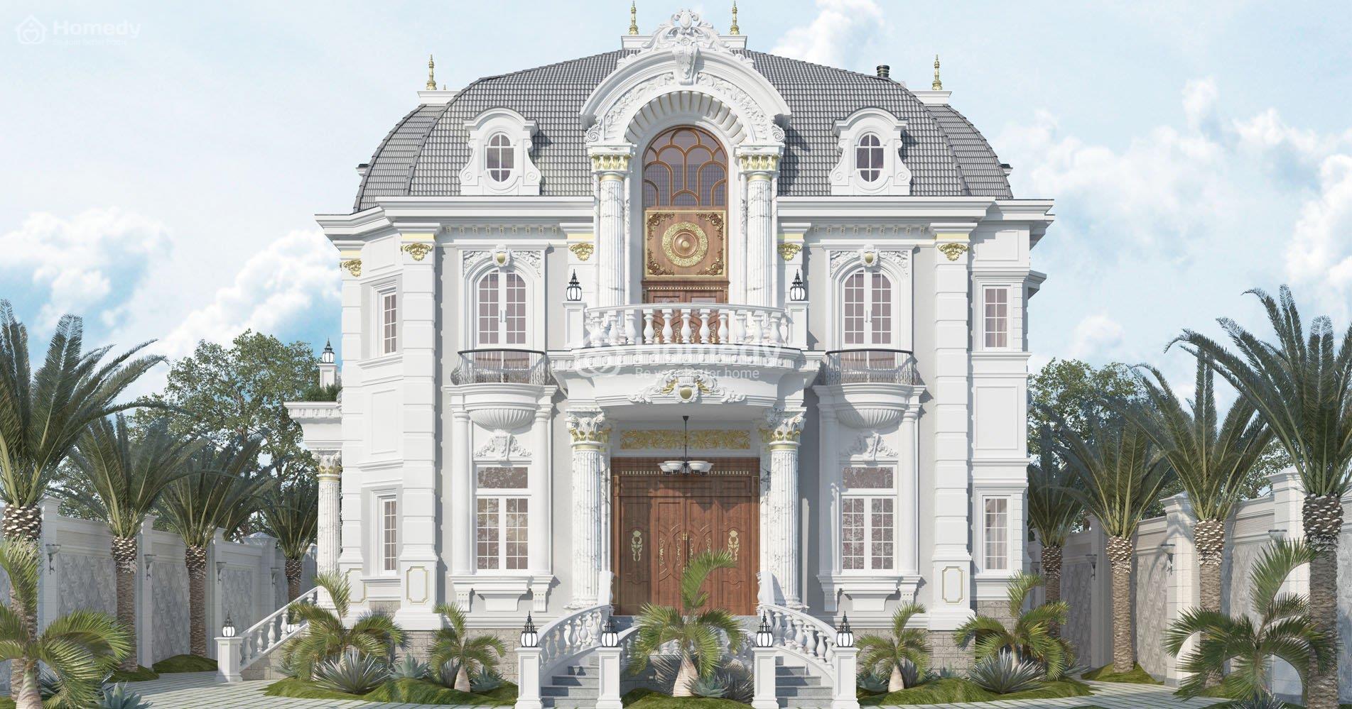 Mẫu lan can ban công xây phong cách cổ điển