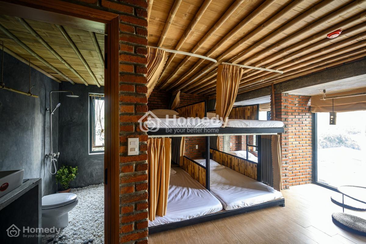 Không gian phòng ngủ chung của phòng dorm