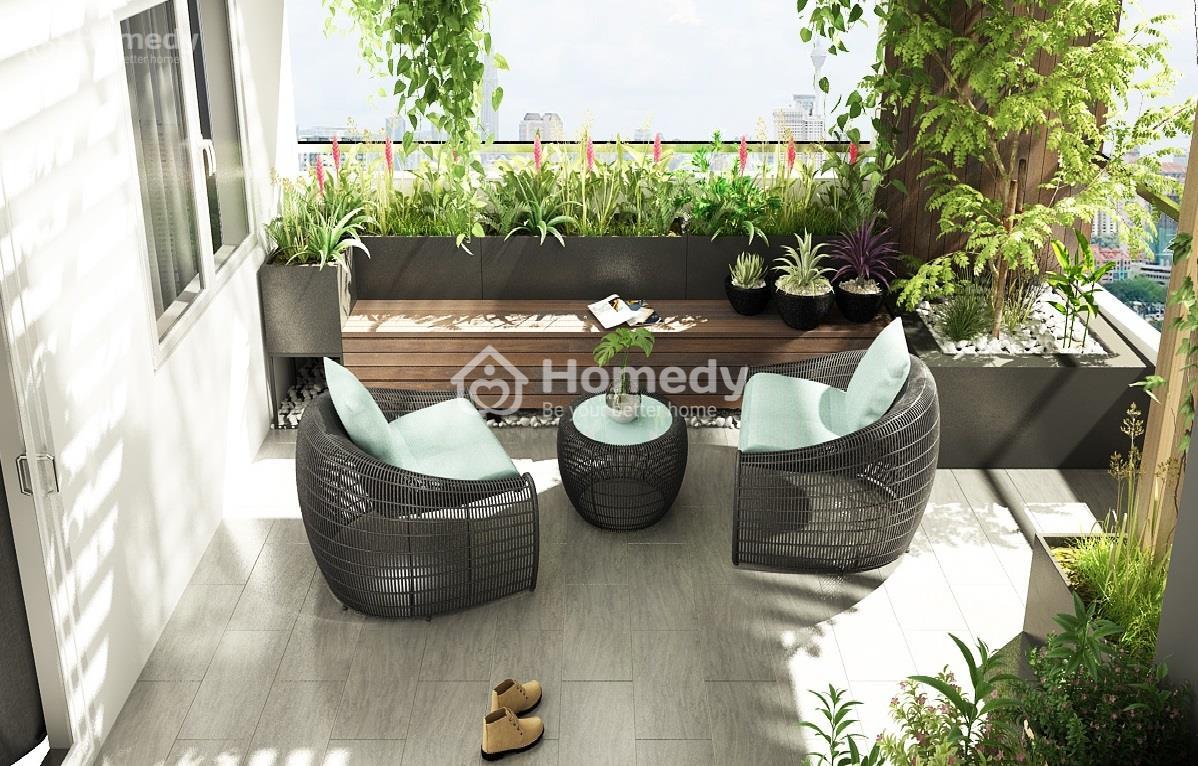 Trang trí sân thượng theo phong cách nhẹ nhàng, tinh tế