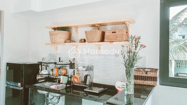 Căn bếp nhỏ nhưng gọn gàng, xinh xắn