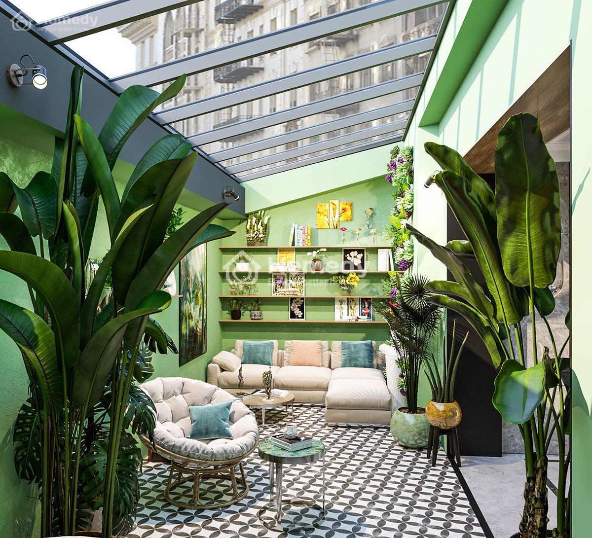 Lựa chọn màu sơn trang trí Sunroom