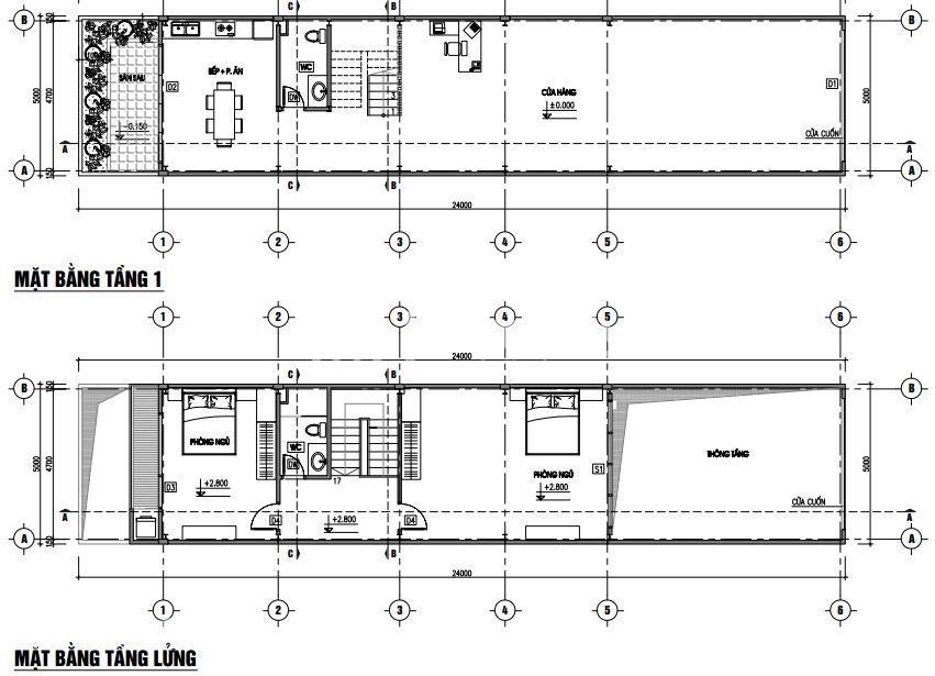 Thiết kế bản vẽ nhà khung thép dân dụng