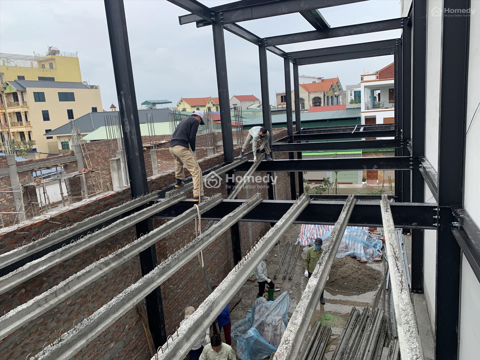 Nhà khung thép dân dụng là gì? Ưu điểm của nhà khung thép dân dụng?
