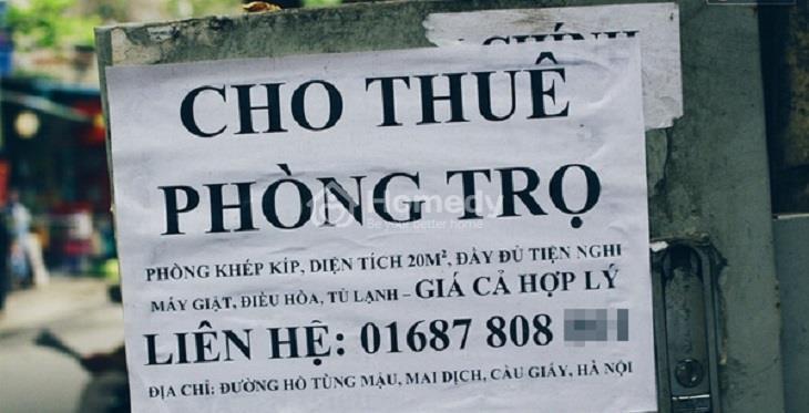 Tan sinh viên cần táo khi đi thuê trọ (Ảnh minh họa)