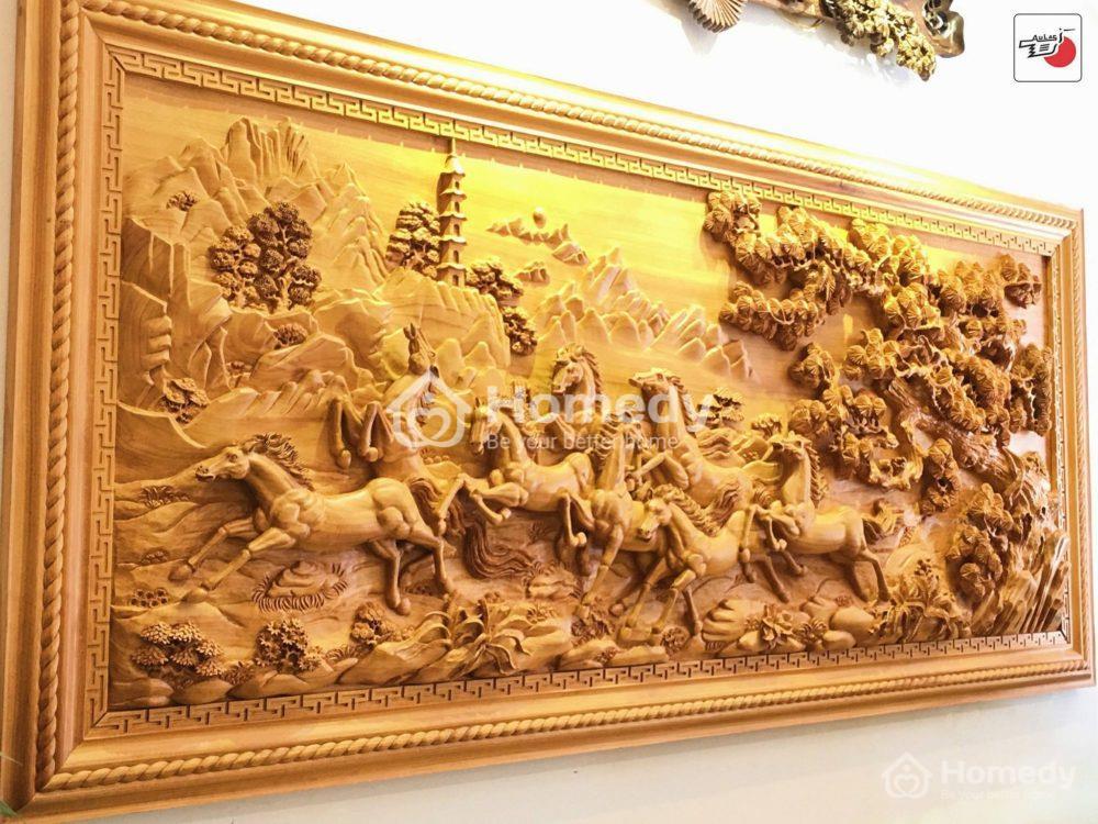 Tranh gỗ mã đáo thành công
