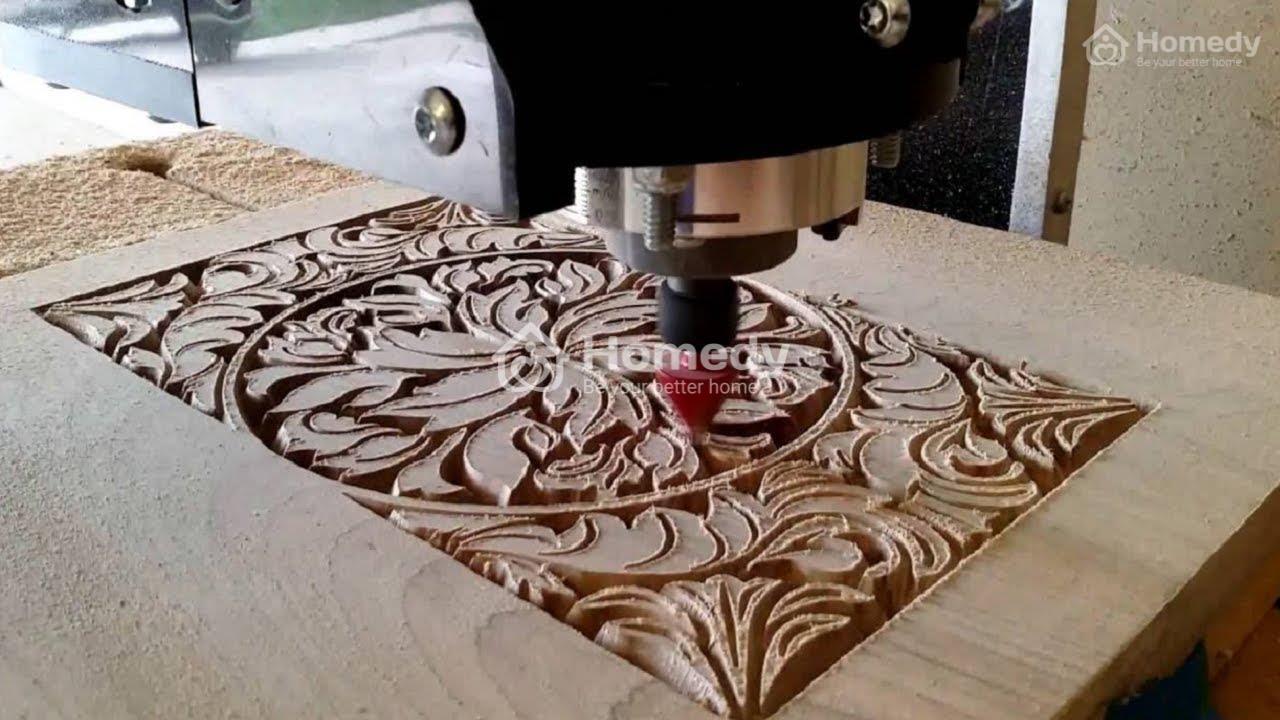 tranh go treo tuong gỗ đục cnc