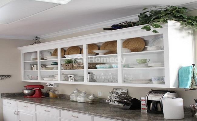 Mẫu kệ bếp gỗ tự nhiên