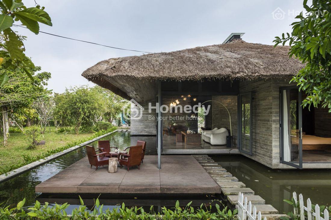 Nhà lá đẹp tại khu du lịch sinh thái, resort