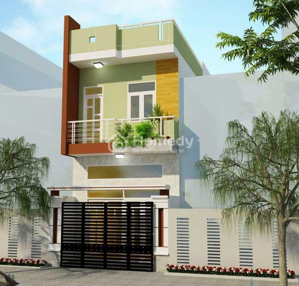 Mẫu nhà 2 tầng mang phong cách hiện đại