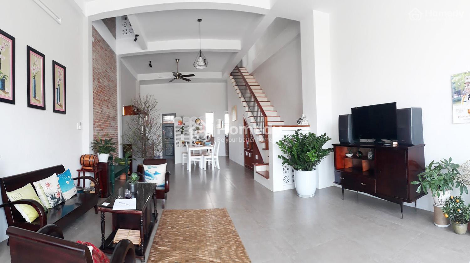 Mẫu phòng khách nhà ống 4m