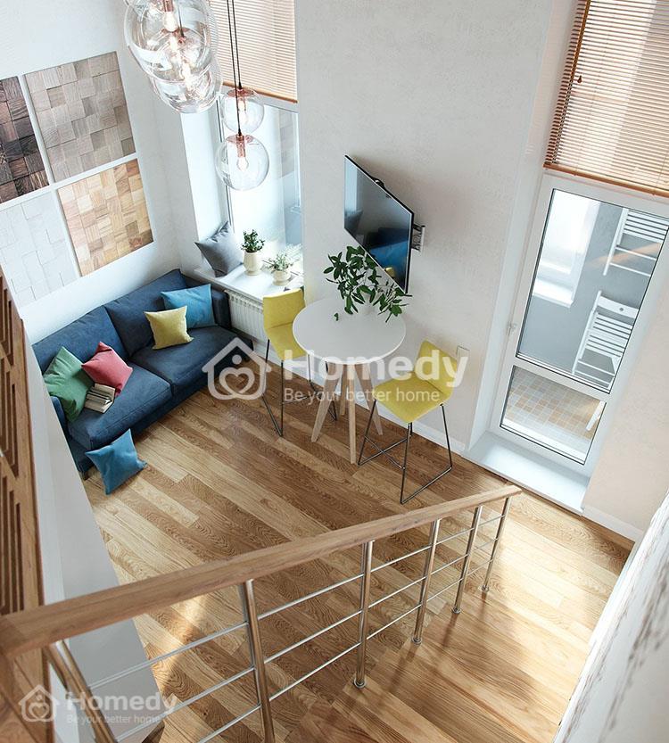 Căn nhà 15m2 có gác lửng đẹp như cổ tích
