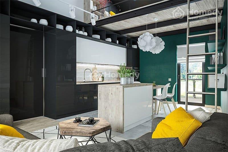 Phòng khách cho nhà 15m2