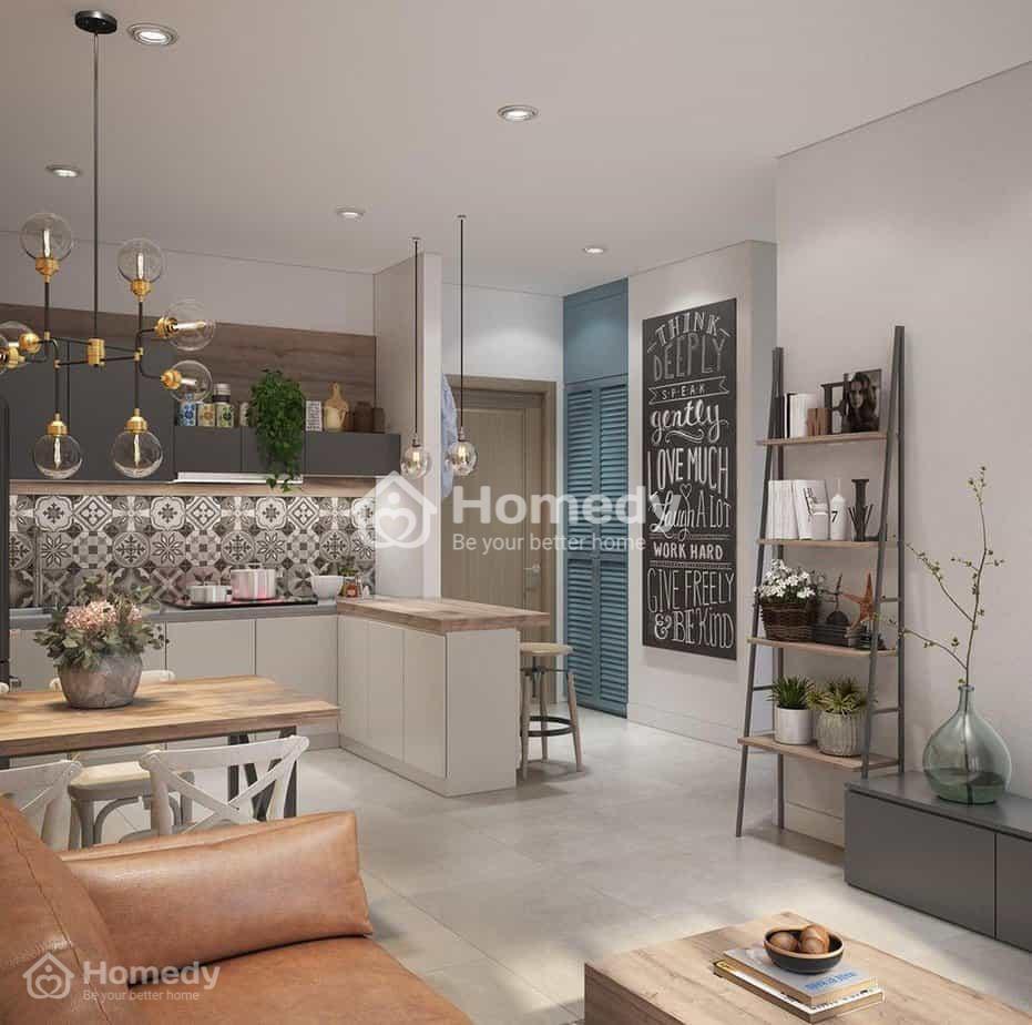 Phòng bếp nhà nhỏ đẹp 15m2
