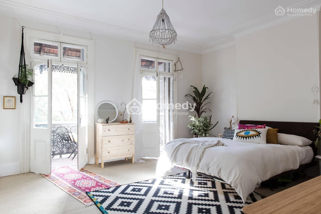 white women's bedroom