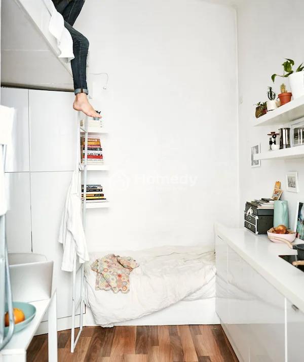 thiết kế phòng trọ 9m2
