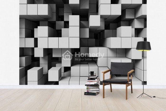Tranh 3D trong thiết kế phòng trọ 9m2