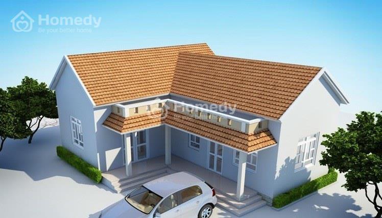 Mặt tiền nhà cấp 4 đẹp hình chữ L