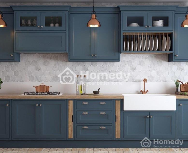 Mẫu thiết kế phòng bếp phong cách tân cổ điển sang trọng