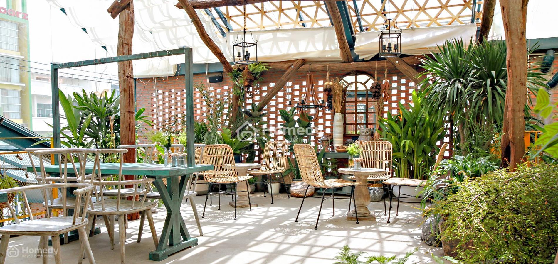 Thiết kế quán cafe sân vườn nhỏ đang trở thành xu hướng hiện nay