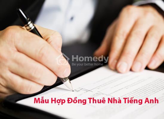 Hợp đồng cho thuê nhà tiếng Anh
