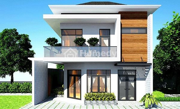 Nhà 2 tầng 8x10m mái thái