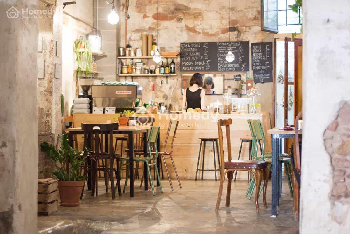 Thiết kế quán cafe nhỏ giá rẻ