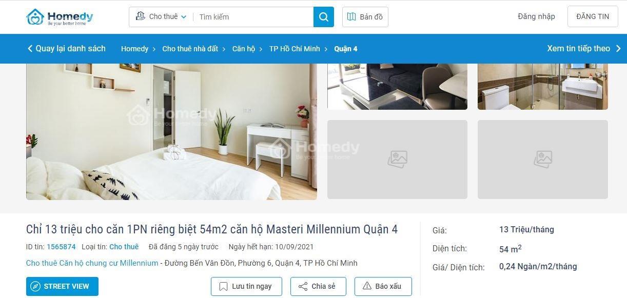 tin dang cho thue chung cu quan 4 hcm