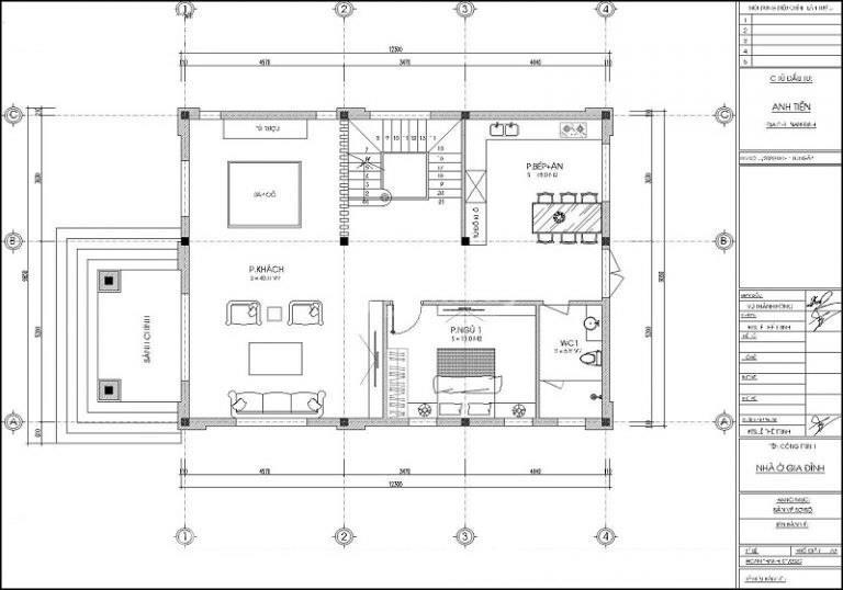 Mẫu nhà mái nhật 2 tầng 9x12m