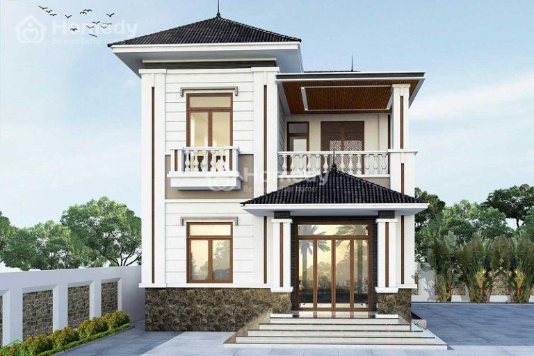Mẫu nhà mái nhật 2 tầng 9x12m
