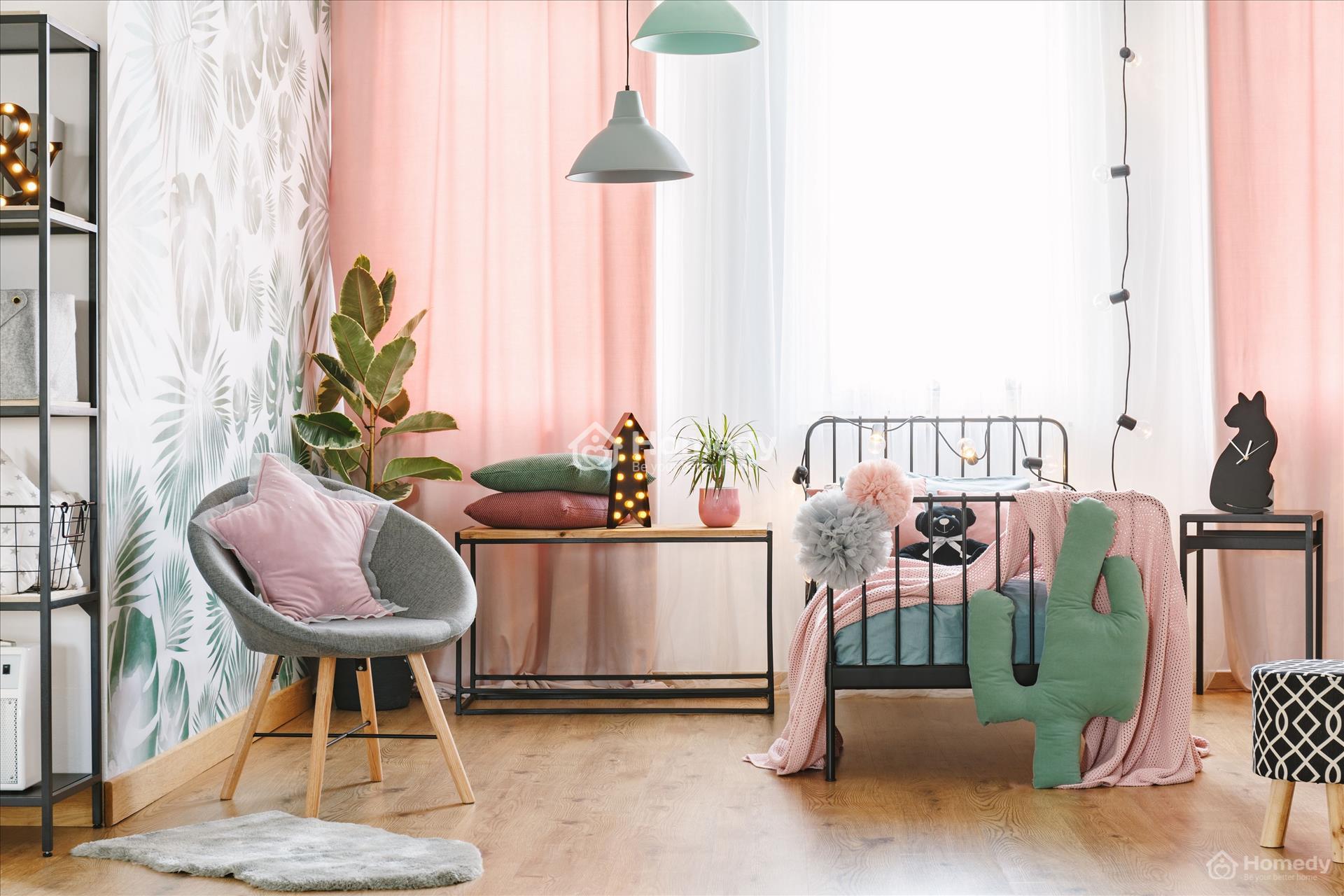 trang trí phòng ngủ cho con gái cá tính