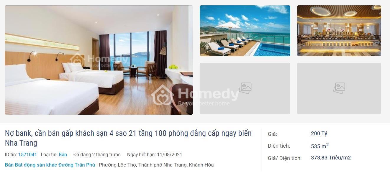 Bán khách sạn Nha Trang 4 sao view biển siêu đẹp