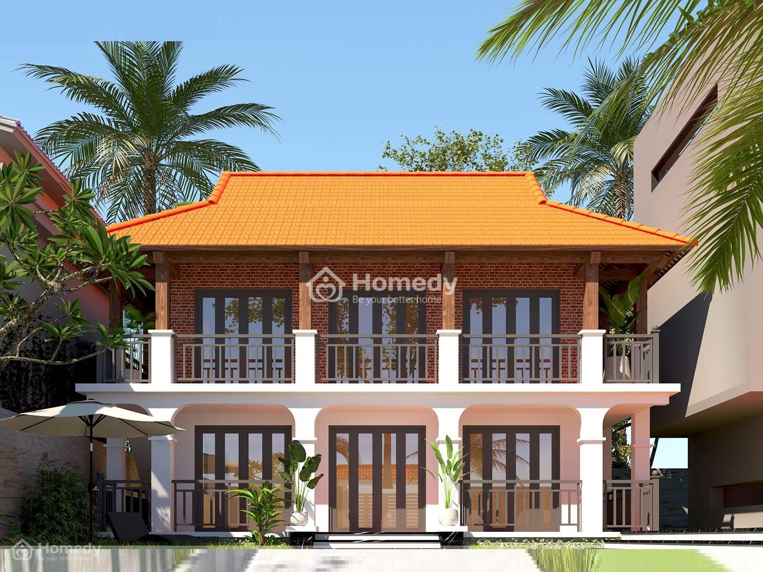 Nhà 2 tầng kiểu nhà sàn
