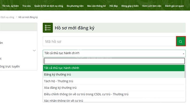 cách đăng ký thường trú online