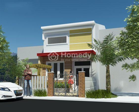 Nhà cấp 4 gác lửng mái bằng 1 phòng ngủ
