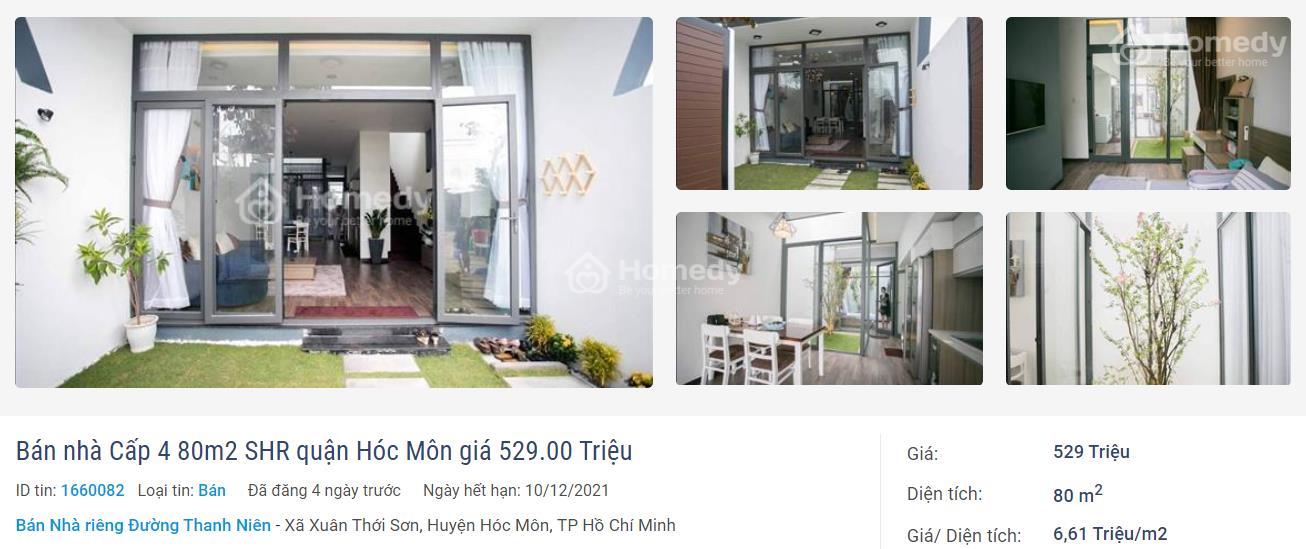  mua nhà Hóc Môn dưới 1 tỷ