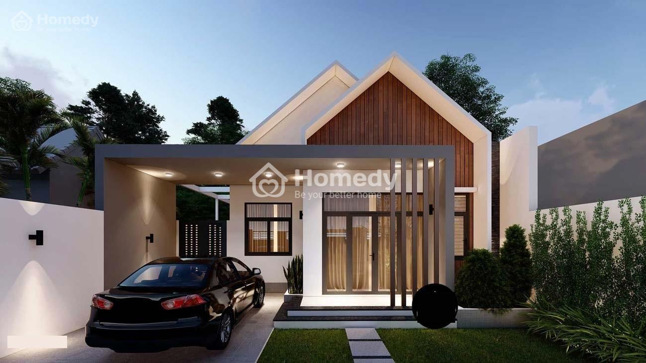 nhà cấp 4 2 phòng ngủ 70m2