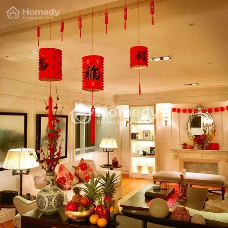trang trí nhà ngày Tết bằng đồ handmade