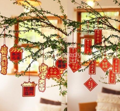 trang trí nhà ngày Tết bằng đồ handmade