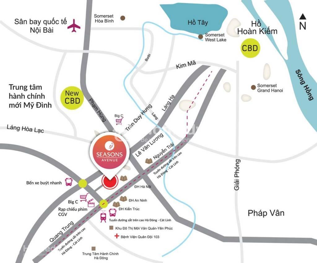 dự án Season Avenue Mỗ Lao Hà Đông
